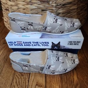 Bobs Grumpy Cat By Skechers US W8 Taupe